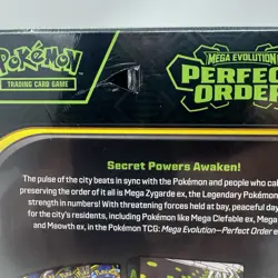 Sealed W/ Small Tear Pokemon Perfect Order Pokemon Center ETB Elite Trainer Box - Image 5