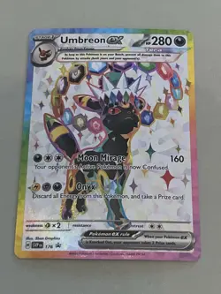 Pokemon TCG Prismatic Evolutions Umbreon EX 176 Black Star Promo - Image 1