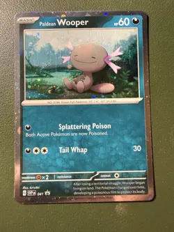Pokemon TCG Paldean Tauros 41/193 Paldea Evolved SV2 Cosmos Holo NM - Image 1