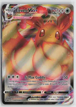 Eevee VMAX SWSH087 Holo Promo Sword & Shield Promo Pokemon NM - Image 1