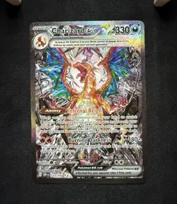 Pokemon Charizard ex Full Art Holo Special Illustration Rare 223/197 330 HP - Image 1