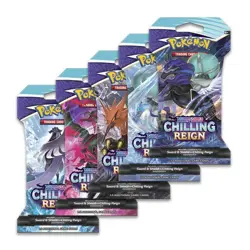 Pokemon - Chilling Reign (SWSH6) - 1 Sleeved Booster - EN - NEU & Sealed - Image 1