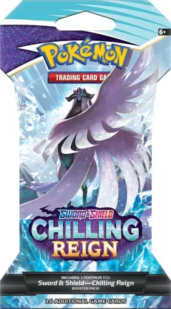 Pokemon - Chilling Reign (SWSH6) - 1 Sleeved Booster - EN - NEU & Sealed - Image 2