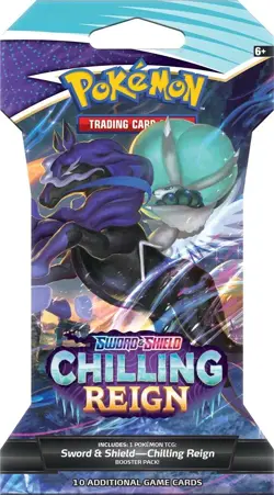 Pokemon - Chilling Reign (SWSH6) - 1 Sleeved Booster - EN - NEU & Sealed - Image 3