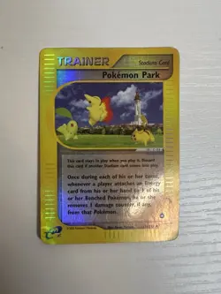POKEMON AQUAPOLIS POKEMON PARK UNCOMMON TRAINER REVERSE HOLO CARD 131/147 - Image 1