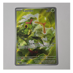 Pokemon TCG Caterpie 172/165 SV Scarlet & Violet 151 IR Holo Eng 2023 50HP - Image 1