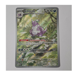 Pokemon TCG Nidoking 174/165 SV Scarlet & Violet 151 IR Holo Eng 2023 170HP - Image 1