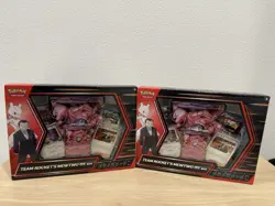 2 x Pokemon TCG Team Rockets Mewtwo EX Destined Rivals Box, Sealed - Image 1