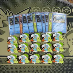 Lot Of Pokemon Ascended Heroes First Partner Promos (11 Sets) & Pins (15) - Image 1