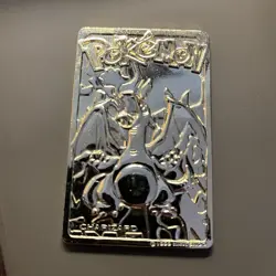 Nintendo 1999 Pokemon TCG Charizard Burger King Metal Foil Promo Limited - Image 1