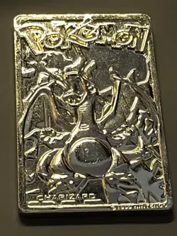 Nintendo 1999 Pokemon TCG Charizard Burger King Metal Foil Promo Limited - Image 5