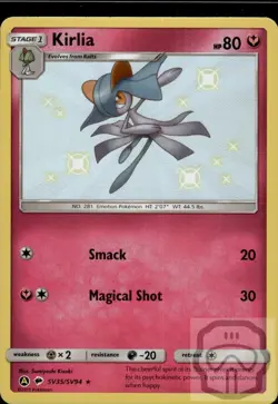 Kirlia SV35/SV94 Shiny Rare Hidden Fates Shiny Vault Pokemon Holo NM/M - Image 3