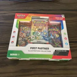 NEW Pokemon TCG First Partner Illustration Collection Box Series 1 SEALED! - Image 1