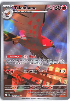 Talonflame 091/088 Holo Illustration Rare Perfect Order Pokemon NM - Image 1