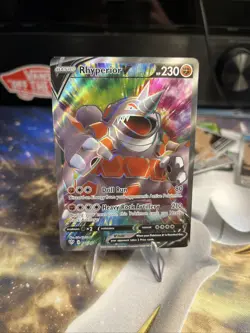 Pokemon Rhyperior V Full Art Darkness Ablaze 181/189 - Image 1