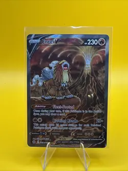 SWSH: Crown Zenith: Galarian Gallery #GG36/GG70 Entei V Ultra Rare,Holo NM - Image 1