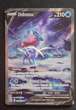Pokemon Suicune V GG38/GG70 Crown Zenith Galarian Gallery. - Image 1