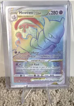 Mewtwo VSTAR 079/078 Pokemon GO Secret Rare Full Art Holo English - Image 1