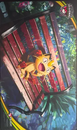2026 Los Angeles Pokemon Regional Championship Playmat (Meowth Perfect Order) - Image 1