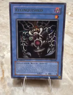 Yu-Gi-Oh! 1996 Relinquished SDP-001 1st EDITION vintage - Image 2
