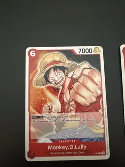 One Piece Promotion Pack 2022 Pre Errata Cards Monkey D. Luffy P-001 - Image 1