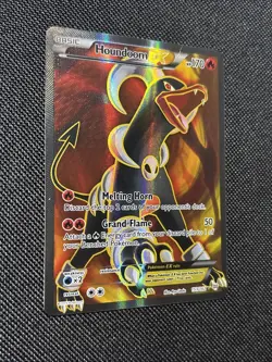 Pokemon TCG Houndoom EX Full Art Holo Ultra Rare Card 153/162 XY Breakthrough - Image 2