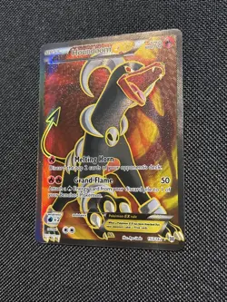 Pokemon TCG Houndoom EX Full Art Holo Ultra Rare Card 153/162 XY Breakthrough - Image 3