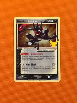 Pokemon tcg Greninja Gold Star SWSH144 Promo Celebrations LP - Image 1