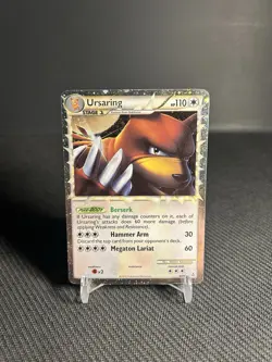 Pokemon TCG Ursaring (Prime) 89/95 Unleashed Holo MP- - Image 1