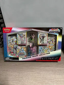 Pokemon TCG Prismatic Evolutions Premium Figure Collection - Sealed - Image 1