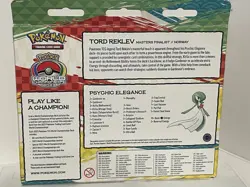 Pokemon 2023 World Championship Deck TORD REKLEV Psychic Elegance New/Sealed - Image 2