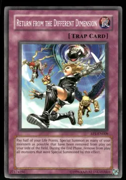 Return from the Different Dimension #EP1-EN008 Yu-Gi-Oh TCG trading card - Image 1