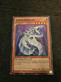 Cyber Dragon - BP02-EN039 - Mosaic Rare - 1st - YuGiOh Card - NM - Image 1