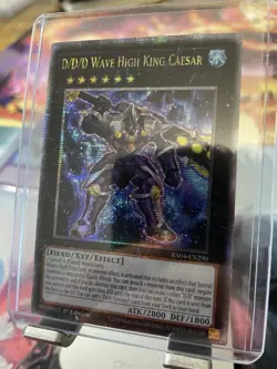 YuGiOh D/D/D Wave High King Caesar RA04-EN290 Quarter Century Secret Rare - Image 3