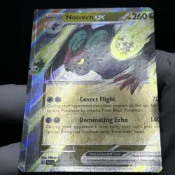 Pokemon Noivern EX #153 Paldea Evolved Holo NM MAJOR MISCUT ERROR - Image 4
