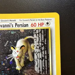Giovanni's Persian 8/132 Gym Challenge Holo Pokemon WOTC MP / LP - Image 4