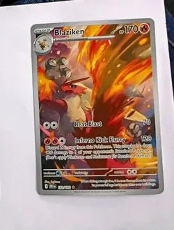 Pokemon TCG Blaziken Destined Rivals Illustration Rare Card 192/182 NM - Image 1