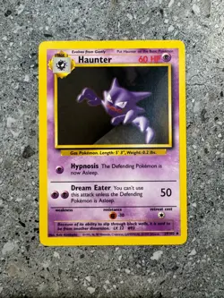 Pokemon TCG Cards Haunter 29/102 Base Set Uncommon EXC-NM - Image 1