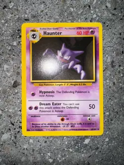 Pokemon TCG Cards Haunter 29/102 Base Set Uncommon EXC-NM - Image 3