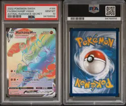 Pokemon TCG Astral Radiance Secret Full Art MACHAMP VMAX #194 PSA 10 GEM MINT - Image 3