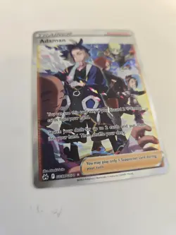 Pokemon Adaman GG57/GG70 Crown Zenith Galarian Gallery Trainer Full Art Holo NM - Image 2