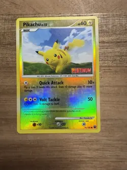 Pokemon Pikachu TCG Reverse Holo Stamped Card 70/100 Majestic Dawn 2008 - Image 1