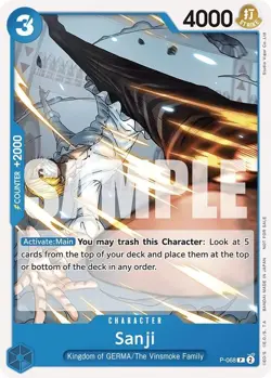 Sanji (Pirates Party Vol. 7) - Normal P-068 One Piece Promotion Cards NM - Image 1