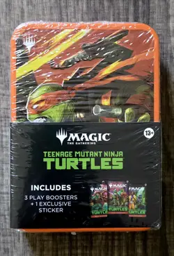 Magic: The Gathering Teenage Mutant Ninja Turtles Tin [Michelangelo] 3 Boosters - Image 1