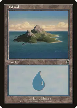 Island (337) Odyssey NM Basic Land MAGIC THE GATHERING MTG L14 - Image 1