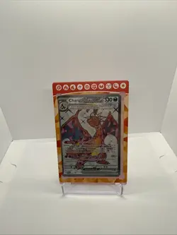 Pokemon TCG Charizard EX 056 Black Star Promo 2023 SVP Scarlet Violet In Case - Image 1