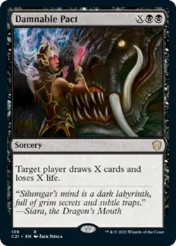 Damnable Pact x4 - Commander 2021 - NM-Mint, English - Commander 2021 - Image 1