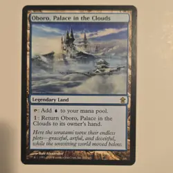 Oboro, Palace in the Clouds Saviors of Kamigawa Legendary Land Rare Blue English - Image 1