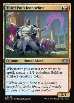 MTG Commander TDM U Third Path Iconoclast #0307 - Image 1