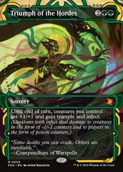 Triumph of the Hordes - Foil Extended Art SOA NM MTG - Image 1
